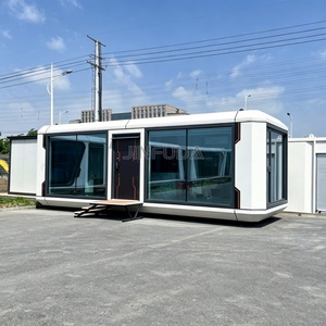 Cabine capsule spatiale moderne préfabriquée en acier écologique compatible avec les panneaux solaires pour usage familial hors réseau dans une villa ou un <span class=keywords><strong>appartement</strong></span> - Product Image 2