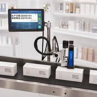 Impresora de Inyección de Tinta Térmica TIJ de Alta Protección y Gran Venta, Impresora de Códigos QR de 12.7mm, Máquina de Impresión de Fechas de Caducidad