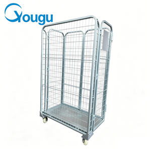Yougu Robuster, Langlebiger Container-Rollkäfig-Trolley, Rutschfester, Faltbarer Transportkäfig für Logistik - Product Image 2