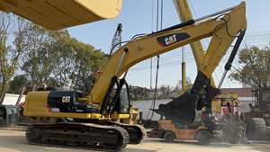 เครื่องขุดไฮดรอลิกหนอนผีเสื้อแบบใช้แล้ว330D2 30ตันสีเดิมของญี่ปุ่น - Product Image 2