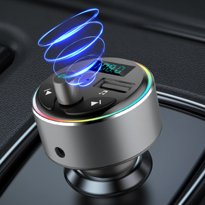 Oem T84 Bluetooth 5.0 FM Transmitter xe Adapter PD 30 Wát chuyển đổi ánh sáng, nhanh chóng sạc không dây xe Kit Bluetooth tay-miễn phí cuộc gọi - Product Image 5