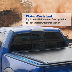 Couverture <span class=keywords><strong>de</strong></span> benne <span class=keywords><strong>de</strong></span> camion électrique rétractable compatible avec Toyota Hilux Revo 2015+ avec arceau <span class=keywords><strong>de</strong></span> sécurité OEM, benne <span class=keywords><strong>de</strong></span> 5 pieds, en aluminium, enroulable - Product Image 2