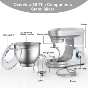 Meelmixer Voor Batidora Keuken Keuken Robot Hulp 1500W Bakkerij Deeg Thuis Keukenapparatuur Staan Food Mixer - Product Image 4