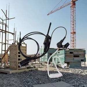 Micrófono de mano PALM de dos cables con PTT y desconexión rápida, tubo de audio para radios bidireccionales GP328 Plus, XIR P8268, XIRP8200, comunicación por cable - Product Image 6