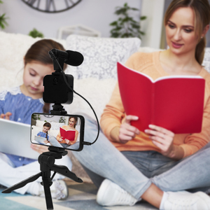 Vlog kit microfono luce di riempimento per <span class=keywords><strong>Youtube</strong></span> Tiktok Live Streaming <span class=keywords><strong>Video</strong></span> Making - Product Image 6