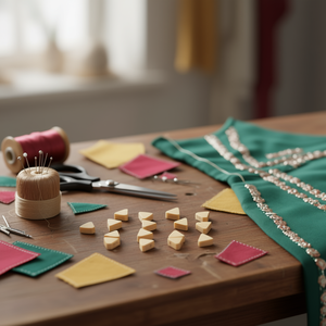 Cuentas de madera pulida Ilan triangulares de 11x4.9x9.7mm, 12 piezas para prendas de vestir - Product Image 5