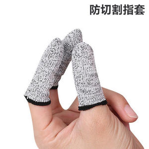 Durable HPPE Level 5 Cut-Resistant Finger <b>Cots</b> Thumb <b>Cots</b> Picker <b>Cots</b> with Engraving Anti-Cut Safety Gloves - Product Image 5