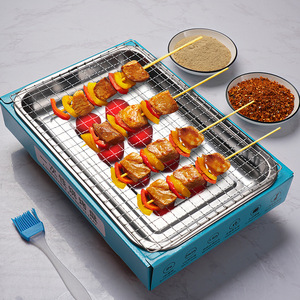 Disposable Barbecue Tray 32x22x5.5cm Portable Outdoor Grilling For Camping And Picnics - Product Image 3