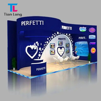 Tianlang Comptoir pop-up personnalisé Table de comptoir de salon professionnel pliable Table de stand rapide pop-up