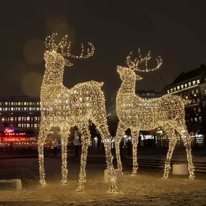 Décoration commerciale extérieure personnalisée Lumière de Noël à motifs 3D Lumière de décoration de centre commercial de rue - Product Image 5