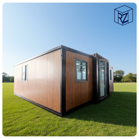Maison conteneur extensible de 20 pieds, maison modulaire préfabriquée Ray-Zen pour la vie en famille, 2 chambres