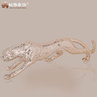 Mingya craft – sculpture de léopard en résine pour décoration de la maison