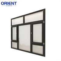Fenêtre à battant en aluminium de haute qualité, à isolation thermique et phonique, pour la maison