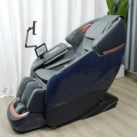 Sillón de Masaje Inteligente 3D 4D con IA y Escaneo Corporal para Bienestar en el Hogar, Gravedad Cero, Riel SL, Shiatsu, Masaje de Tejido Profundo