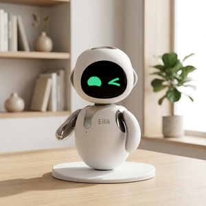Robot Eilik - Compagnon intelligent à interaction vocale émotionnelle, animal de compagnie électronique de bureau, IA <span class=keywords><strong>Robo</strong></span> (Jouet électronique en métal) - Product Image 4