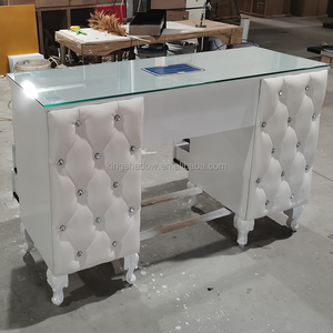 Nail Salon Furniture Manicure Tables Nail bar Station <strong>pink</strong> Nail <strong>Desk</strong> and <strong>Chair</strong> - Product Image 5