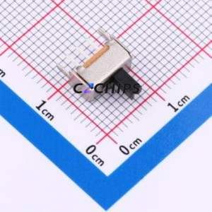 SS12D07VG4 Slide Switch Through hole-5P,8.7x4.4mm Switch Single Pole Double Throw Rectangle Pin Header PC Pin 8.7mm - Product Image 1