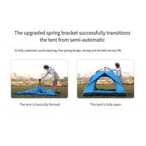 Tente de plage pliable ultra légère <span class=keywords><strong>à</strong></span> double couche portable, abri solaire imperméable et anti-UV pour les voyages, le camping et les événements - Product Image 4