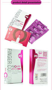 8 Piezas/caja, Venta al por Mayor de Fábrica, Nuevo Producto, Dedales Médicos <span class=keywords><strong>Rosas</strong></span> para Lesbianas, <span class=keywords><strong>Condones</strong></span> de Seguridad - Product Image 2