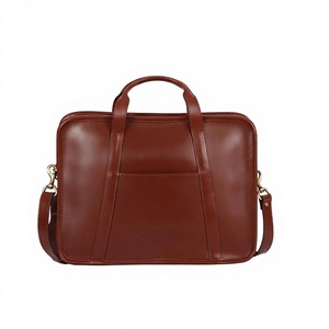 Porte-documents de luxe en cuir pleine fleur véritable – Sac d'affaires haut de gamme en cuir de première qualité pour professionnels - Product Image 3
