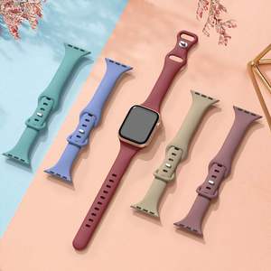 สายนาฬิกาซิลิโคนขายส่งจากโรงงาน สำหรับ Apple Watch S10 11 46 มม. Ultra 49 มม. SE 44 มม. สายนาฬิกาแบบนุ่มสำหรับเล่นกีฬา - Product Image 2