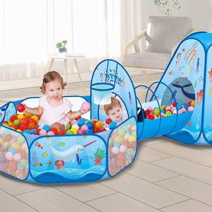 Populaire Portable Enfants En Plein Air Jouet Tente Océan Ball Pit <span class=keywords><strong>Piscine</strong></span> <span class=keywords><strong>Tunnel</strong></span> Jouer Tente Jouets <span class=keywords><strong>Piscine</strong></span> À Balles 3 en 1 Jouet Tentes <span class=keywords><strong>Tunnel</strong></span> pour Enfants - Product Image 5