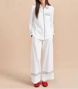 Set Pigiama Natalizio Familiare in <span class=keywords><strong>Cotone</strong></span> 100% con Stampa Digitale Personalizzata per <span class=keywords><strong>Donna</strong></span> Moda Casual Due Pezzi Lussuoso - Product Image 5