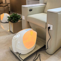 Incroyable Appareil de Soin des Pieds Anti-âge à Lumière Rouge, Capsule Spatiale en Plastique, Dispositif de Beauté Intelligent pour la Régénération des Pieds, Salon de Manucure