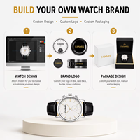 Montre mécanique automatique de luxe personnalisée OEM en acier inoxydable, étanche et lumineuse, avec bracelet tendance pour le bureau