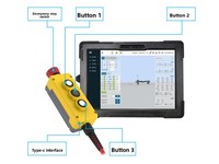 Caja de Programación PLC Portátil Shengxin, Programador de Brazo Robótico de 6 Ejes Compatible con Robots Colaborativos FR3 FR5 FR10 FR16 FR20