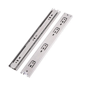 Yenuo 10-24 inch mở rộng đầy đủ mềm đóng ngăn kéo Slide-100 lb nhiệm vụ nặng nề, bên gắn thép không gỉ bóng mang đường ray - Product Image 1