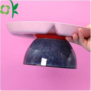 OKSILICONE модный стол без бисфенола А на заказ силиконовые резиновые присоски инструменты красочная силиконовая присоска для чаши - Product Image 5