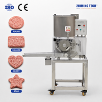Machine automatique fiable et économique pour la fabrication de galettes de viande, machine à galettes de viande commerciale, moteur en acier inoxydable 304, 500-700 kg/h