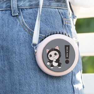 Collier Portable de Table de Support de Ventilateur Usb, Clip de Taille Rechargeable Main Cou Mini Ventilateur de Poche de Refroidissement par Air Oem Petite Taille - Product Image 5