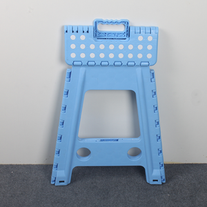 مقعد بلاستيكي قابل للطي عالي اللون أزرق اللون غير قابل للإنزلاق من المصنع الصيني مباشرة للشقق المنزلية للأطفال الصغار - Product Image 2