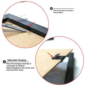 Superior Quality Natural <b>Wooden</b> <b>Photo</b> <b>Frame</b> for Family and Portrait <b>Photos</b> Features Sturdy Back Stand and Hanging Option - Product Image 4