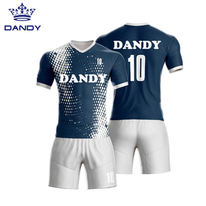 Baju Sepak Bola Jersey Pria, Baju Seragam Latihan Desain Baru Kustom Cepat Kering - Product Image 2