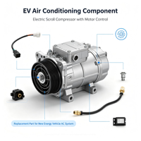Auto Elektrischer Klimakompressor Fahrzeugklimaanlage Kompressor für Kia Niro EV Hyundai Ioniq 97729-AO000 977E1AO000 690297 690299