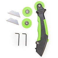 Outil polyvalent en acier pour écran anti-insectes avec couteau pour l'installation DIY des fenêtres, portes et patios - Personnalisable OEM