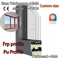 Proveedor de Ventanas de PU Especializado en Perfiles de Extrusión de Fibra de Vidrio FRP GRP Resistentes a la Intemperie para Obras de Ingeniería Comercial
