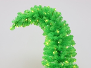 Árbol de Navidad de PVC Preiluminado, Delgado y Flexible, con 780 Luces de Doble Color - Product Image 3