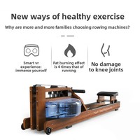 Máquina de Remo Inteligente Silenciosa de Madera Maciza con Resistencia Líquida al Agua y al Viento para Uso Doméstico y Comercial Unisex 38 kg