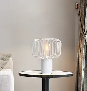 Ampoule de décoration créative pour la maison, cage en fer, lampe de table, lampe de chevet de chambre à coucher, offre spéciale