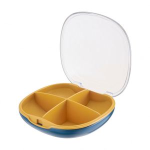 กล่องใส่ยาประจำวัน กล่องจัดยา 4 ช่อง กล่องใส่ยาแบบพกพาสำหรับการเดินทาง - Product Image 1