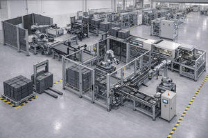 Celda transportadora integrada para piezas con transferencia <span class=keywords><strong>de</strong></span> paletas <span class=keywords><strong>de</strong></span> doble riel y enrutamiento curvo para automatización <span class=keywords><strong>de</strong></span> ensamblaje y prueba - Product Image 4