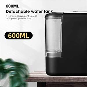 Machine à café à capsules électrique automatique LEXIA, mousse de lait vapeur, pression de pompe 19 bars, réservoir d'eau 0,6 L, matériau ABS+PP - Product Image 6