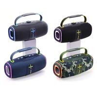 Subwoofer portable haute puissance pour enceinte, mode EQ, TWS, stéréo multifonctionnel, éclairage RGB, entrée USB/AUX, étanche IPX6
