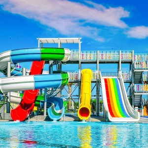 Toboggan aquatique en spirale durable en fibre de verre pour parcs sportifs, idéal pour usage résidentiel ou scolaire – Vente en gros - Product Image 6