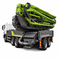 Camión Bomba de Concreto Usado Zoomlion 63m, Sitrak C7H 440, Motor MAN, 180m3/h, Año 2021, Diésel, Bomba de Concreto Montada en Camión de Servicio Pesado