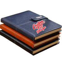 Carnet de notes en cuir PU A5 personnalisé en gros, journal, carnet, bloc-notes imprimé avec logo de marque